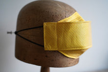 Load image into Gallery viewer, SOLD Triple Layer Protective Mask - Yellow with Black Stripe
