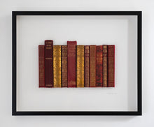 Load image into Gallery viewer, SOLD Floating Library - Vintage Red and Gold
